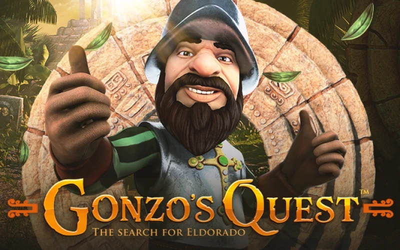 Play the Gonzo's Quest game at 1win.